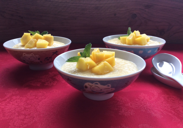 Chinese mango pudding 09