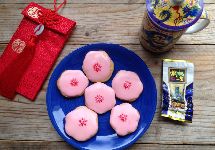 Pruimenbloesem koekjes home