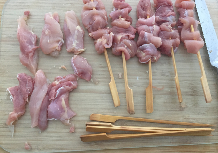 Teriyaki chicken skewers 13
