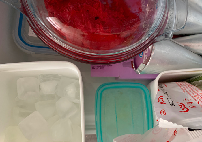 Rasberry sherbet 13