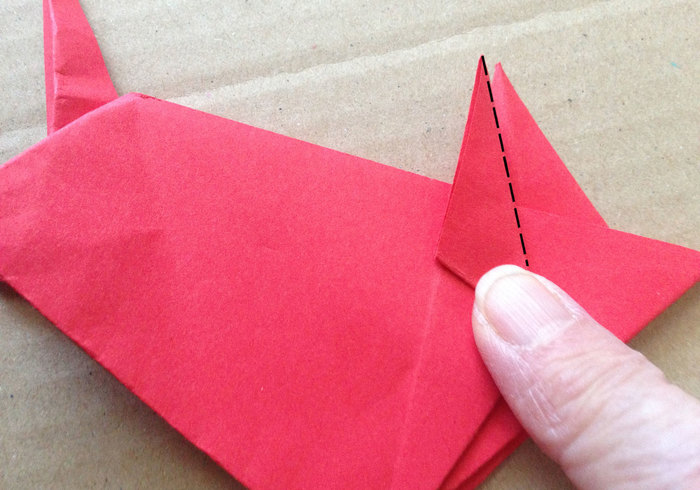 Origami muis 23