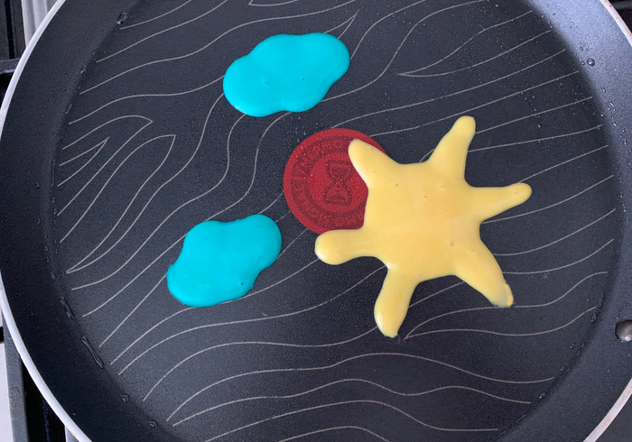 Pancake art jarig 16
