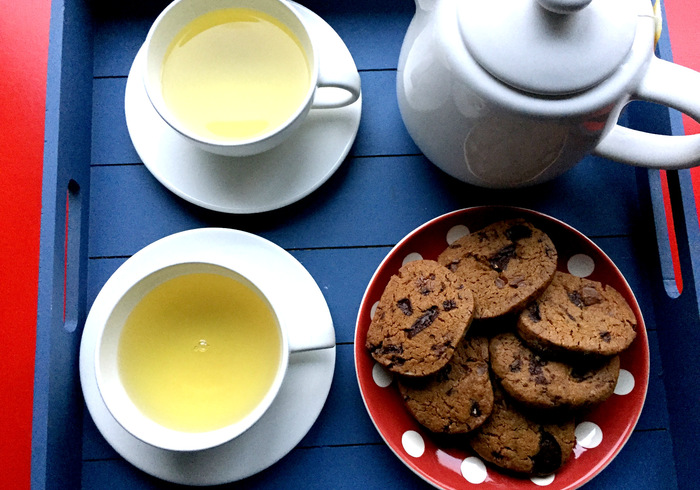 Peanutbutter chocolate cookies home