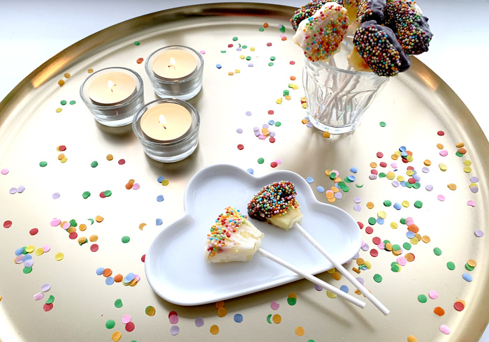 Ananas lollies home