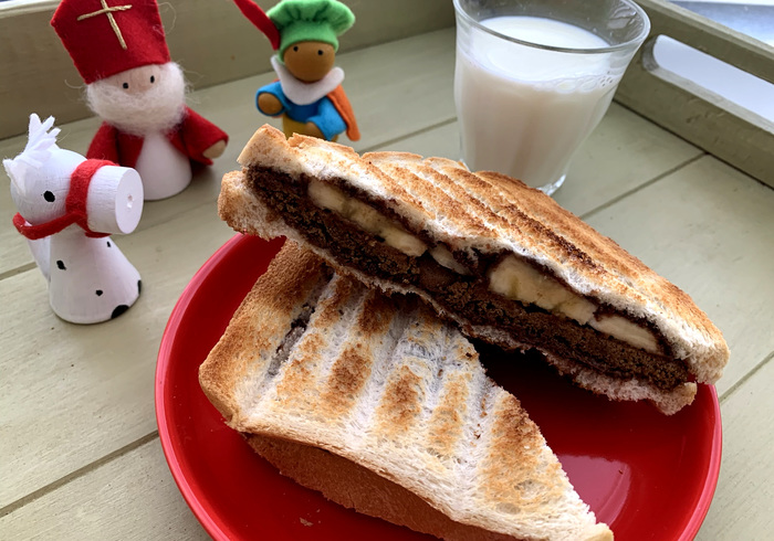 Sinterklaas tosti home