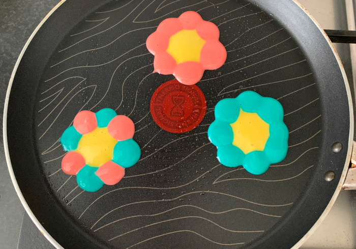 Pancake art jarig 15