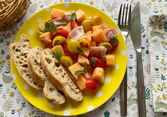 Paas salade sidepicll