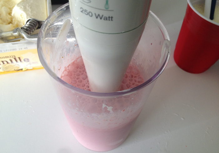 Aardbeien milkshake 05