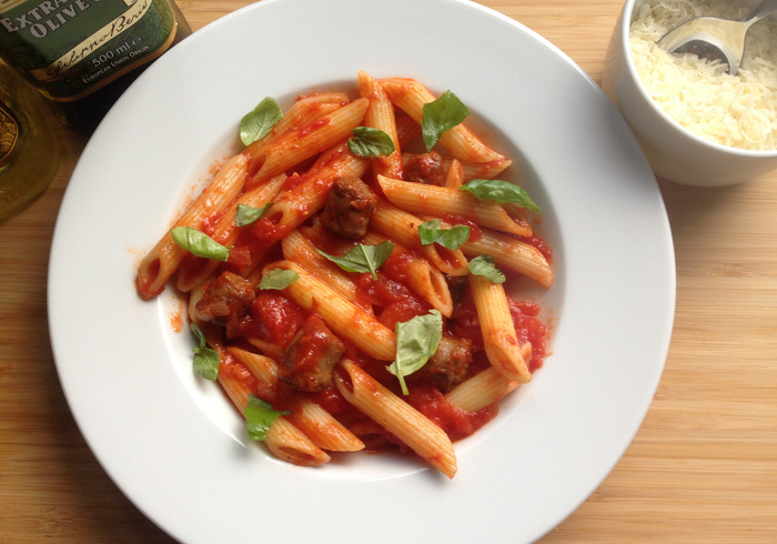 Pasta chipolata home