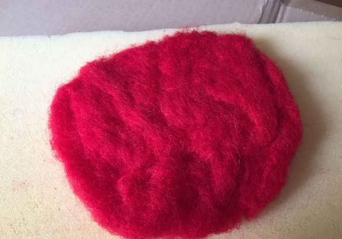 Felting a toadstool 03