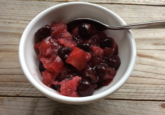 Fruit compote home