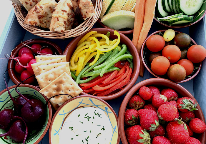 Crudite plank sidepicll