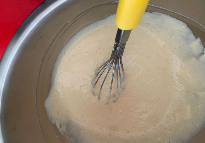 Karnemelk pannenkoeken met peren 17