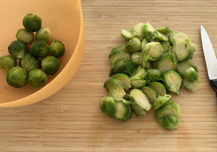 Bacon sprout salad 01