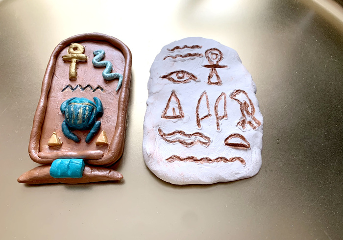 Egyptische cartouche sidepicll