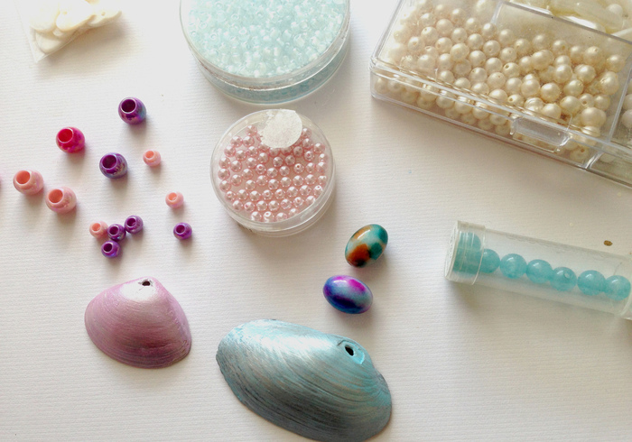 Sea shell key chain 05