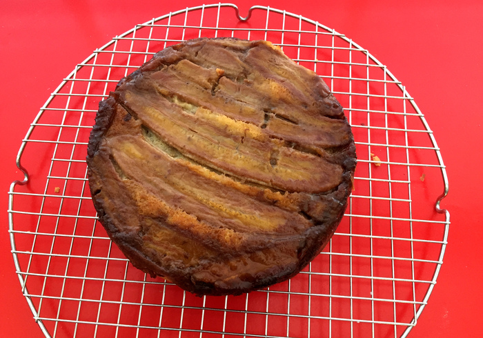 Upsidedown banana cake 15