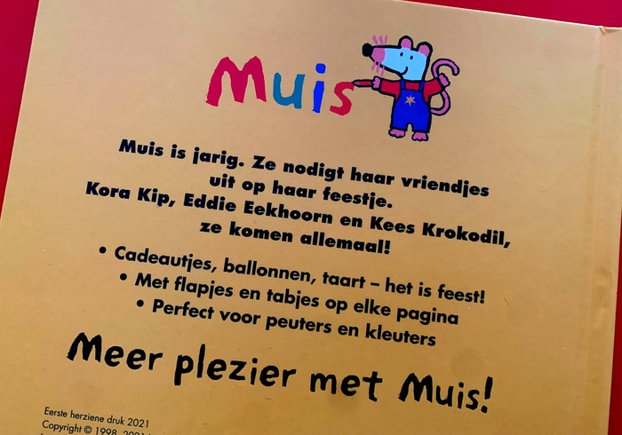 Fijne verjaardag muis sidepic