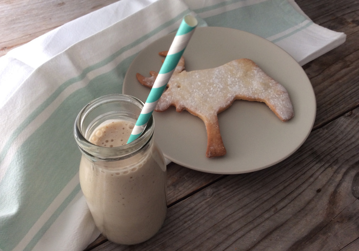 Pindakaas banaan smoothie side ll