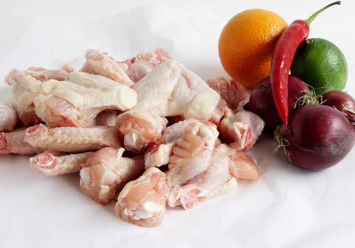 Hot chicken wings side