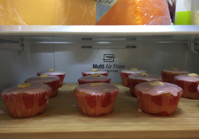 Bakewell cupcakes 18