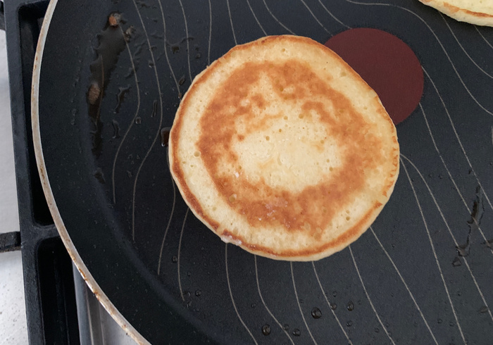 Karnemelk pannenkoeken met peren 21