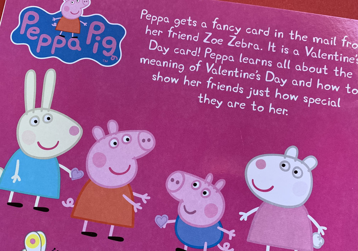 Peppa's valentine's day sidepic