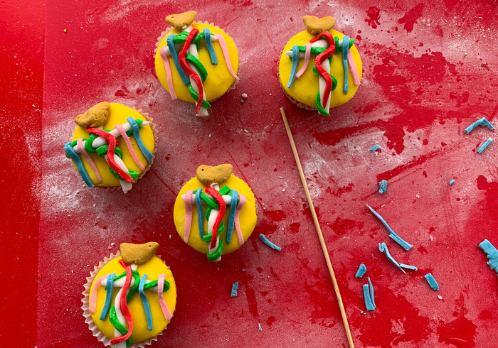 Palmpasen mini cupcakes 15