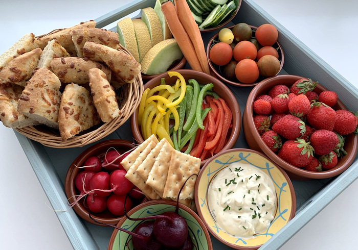 Crudite plank home