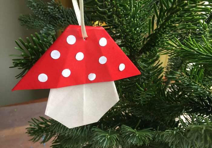 Origami paddenstoel 21