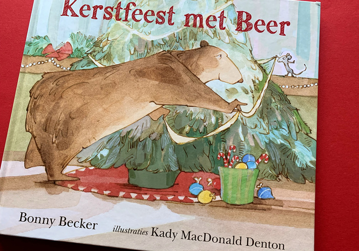 Kerstfeest met beer sidepic