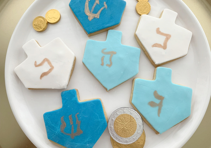 Dreidel koekjes sidepicll