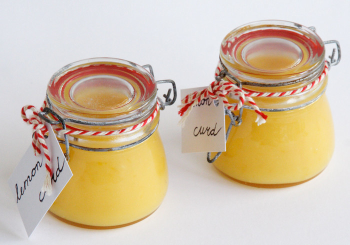 Homemade lemon curd home