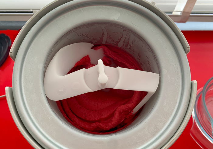 Rasberry sherbet 12