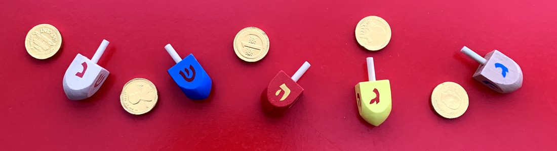Dreidel spel panoramall