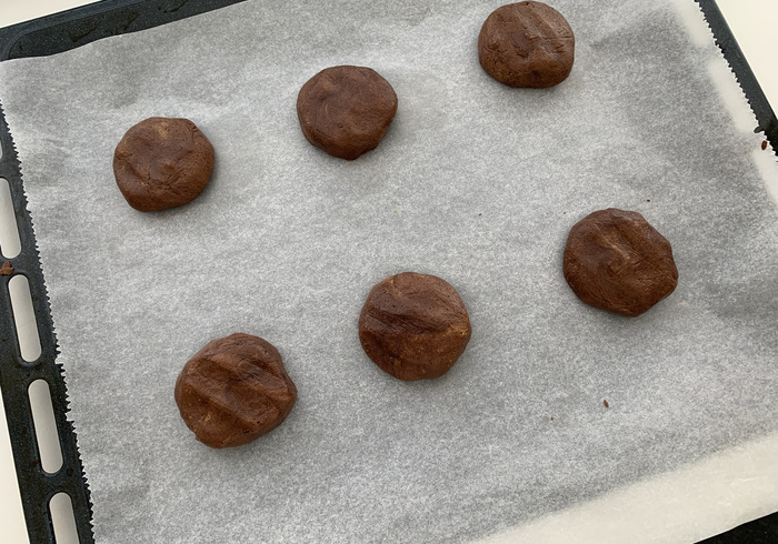 Dubbel choc .pindakaas koekjes 09