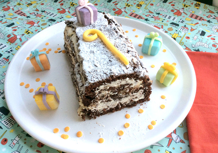 Chocolade roulade home