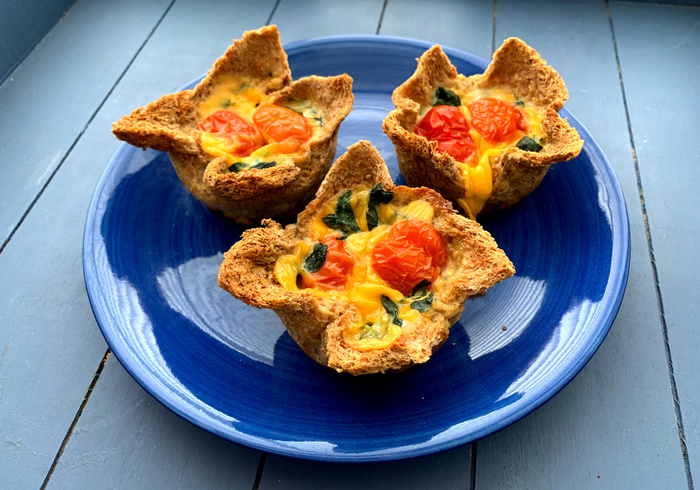 Kaas spinazie mini quiche homepage