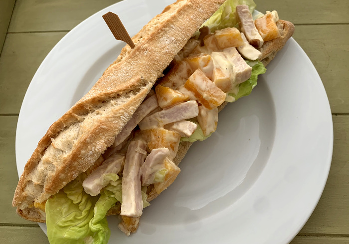 Chicken mango salad home