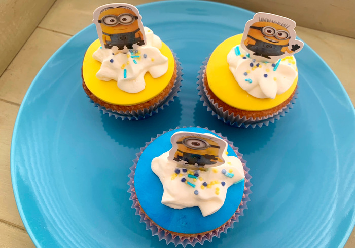 Minion cupcakes homepage