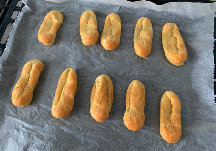 Mini raspberry eclairs 11