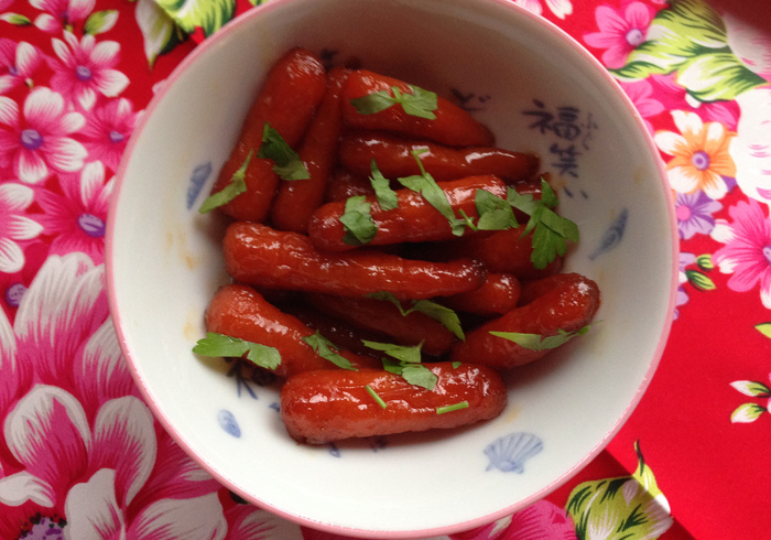 Glazed carrots sidepicll