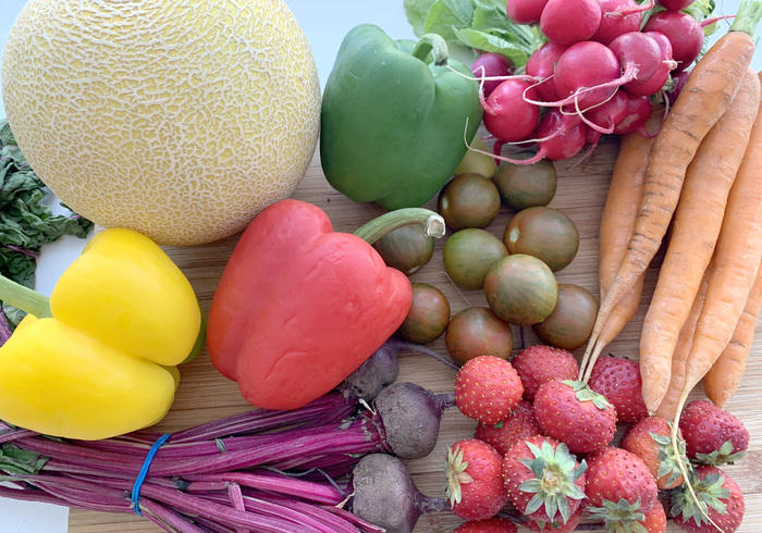 Crudite plank sidepic