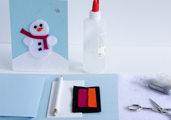 Winterkaart materiaal