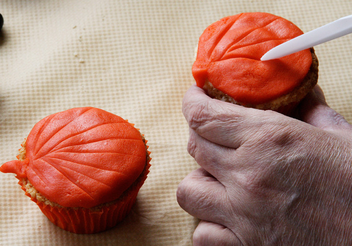 Pompoen cupcakes 5