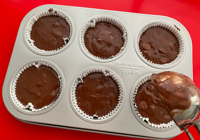 Dubbel chocolade muffins 09