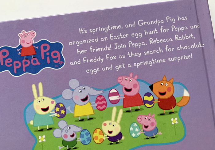 Peppas easter egg hunt sidepic