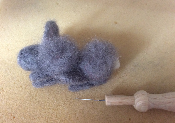 Needle felt bunny 20