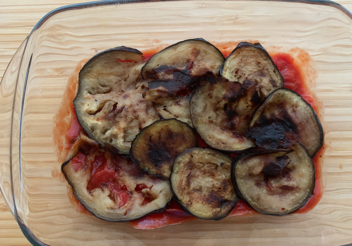 Aubergine parmigiana 13