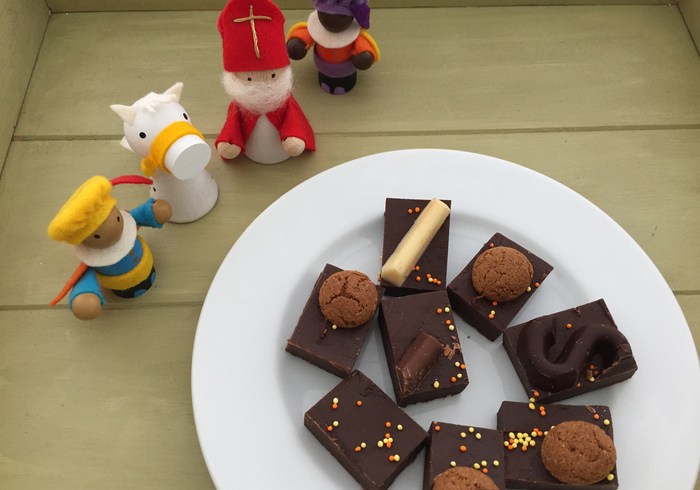 Sinterklaas fudge home